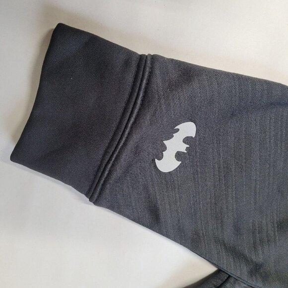 Batman Size Large Hoodie Pullover by TM & DC Comics Black Neon Green - Picture 10 of 10